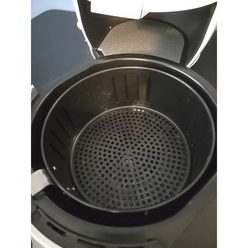 Cook's Essentials CM15901 3-Quart Digital Air Fryer 1500 Watt‎ White READ!!!